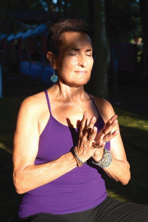Certified yoga instructor Nancy Sheena Sarles, who leads "Yoga for Living with Loss" at Care Dimensions