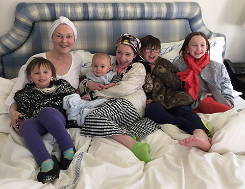 Anne Thomson shared special moments with her grandchildren while she received hospice at home.