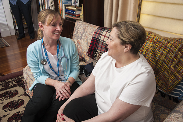 Good communication with the hospice team can bring family members peace of mind.