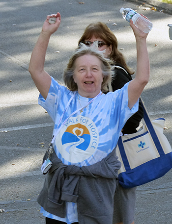 Care Dimensions hospice aide Dale Lemure at 2019 Walk for Hospice