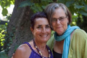 Yoga instructor Sheena Nancy Sarles and friend Kaiya