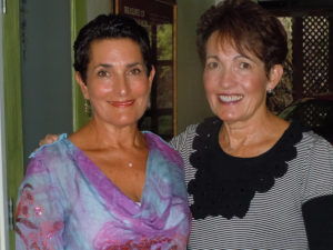 Yoga instructor Sheena Nancy Sarles and sister Susie