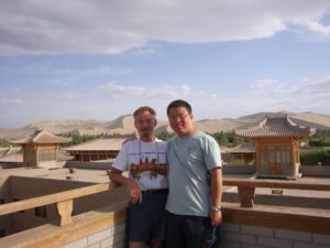 Gerald Schwertfeger and Bryan Li in China