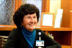 Care Dimensions hospice volunteer Joan Charette