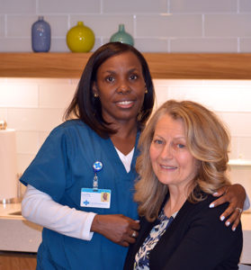 Hospice aide Guerline Dorvelus: "Every day at work, my kindness pays me back with the rewarding feeling of appreciation."